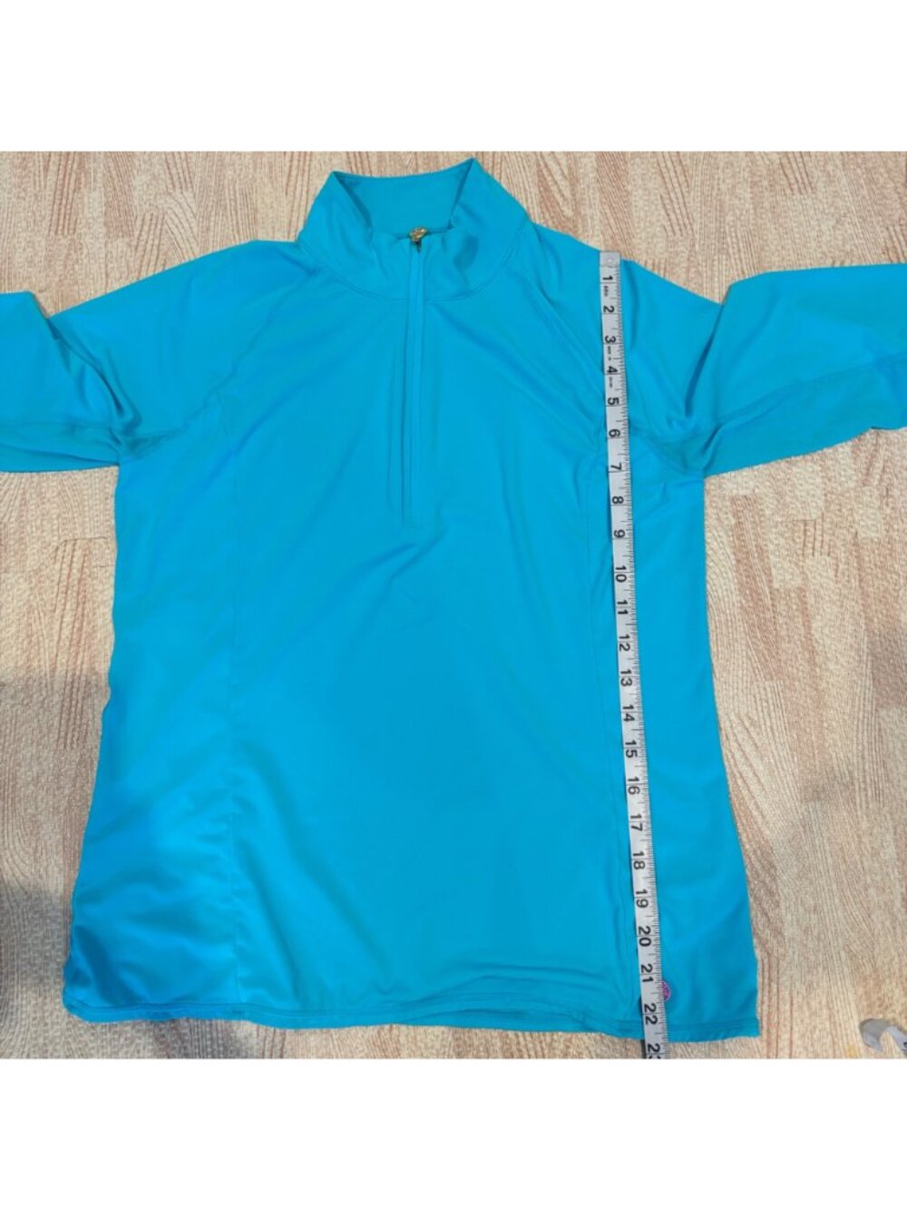 Lilly Pulitzer Luxetic Quarter Zip Long Sleeve Size Medium - Picture 10 of 10